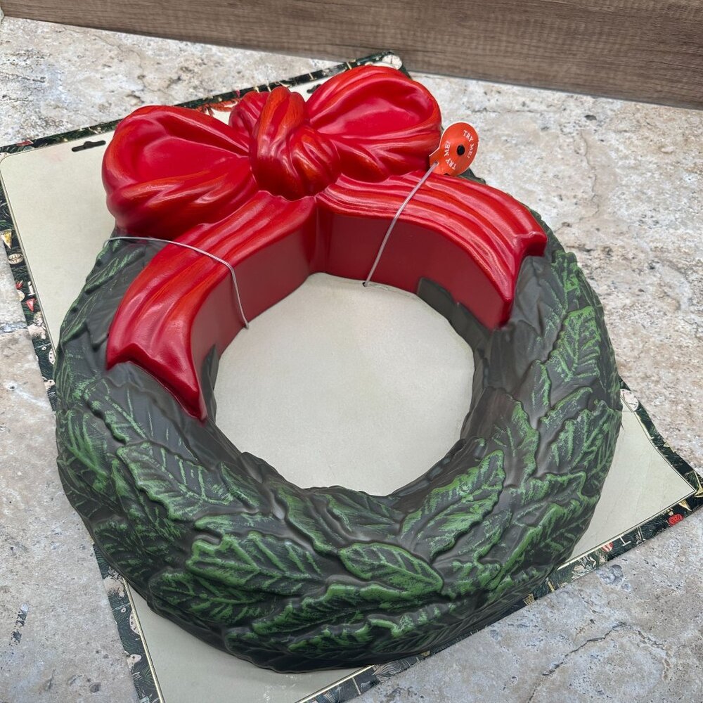 John Derian for Target LED Holiday Wreath Red Bow Christmas Decor Holiday - Picture 8 of 10